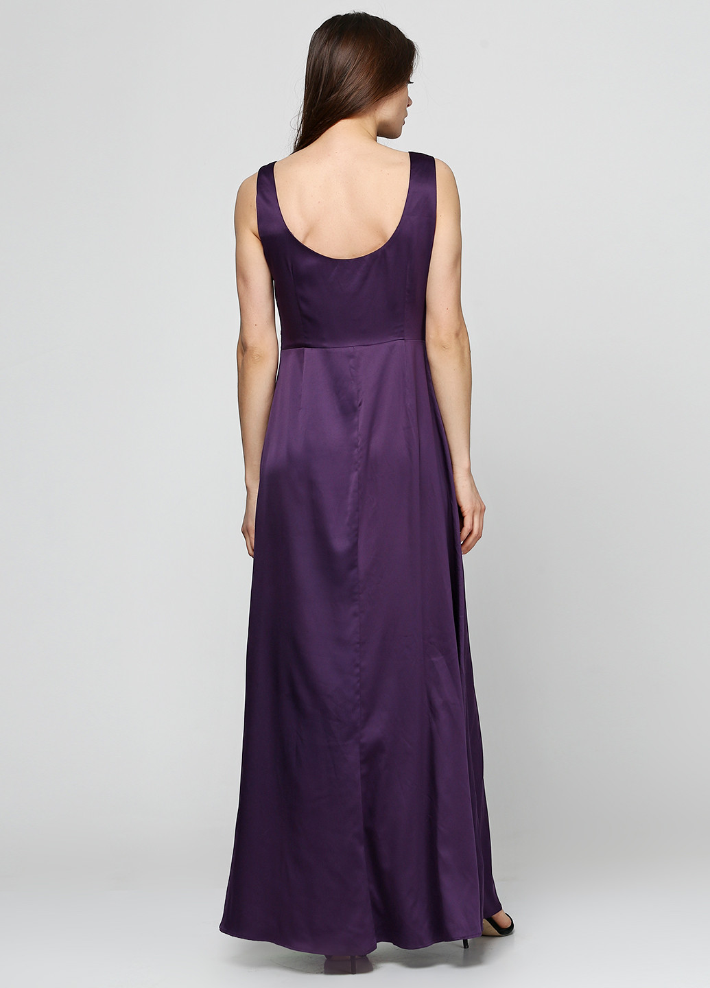 Темно-фиолетовое вечернее платье Anna Field однотонное