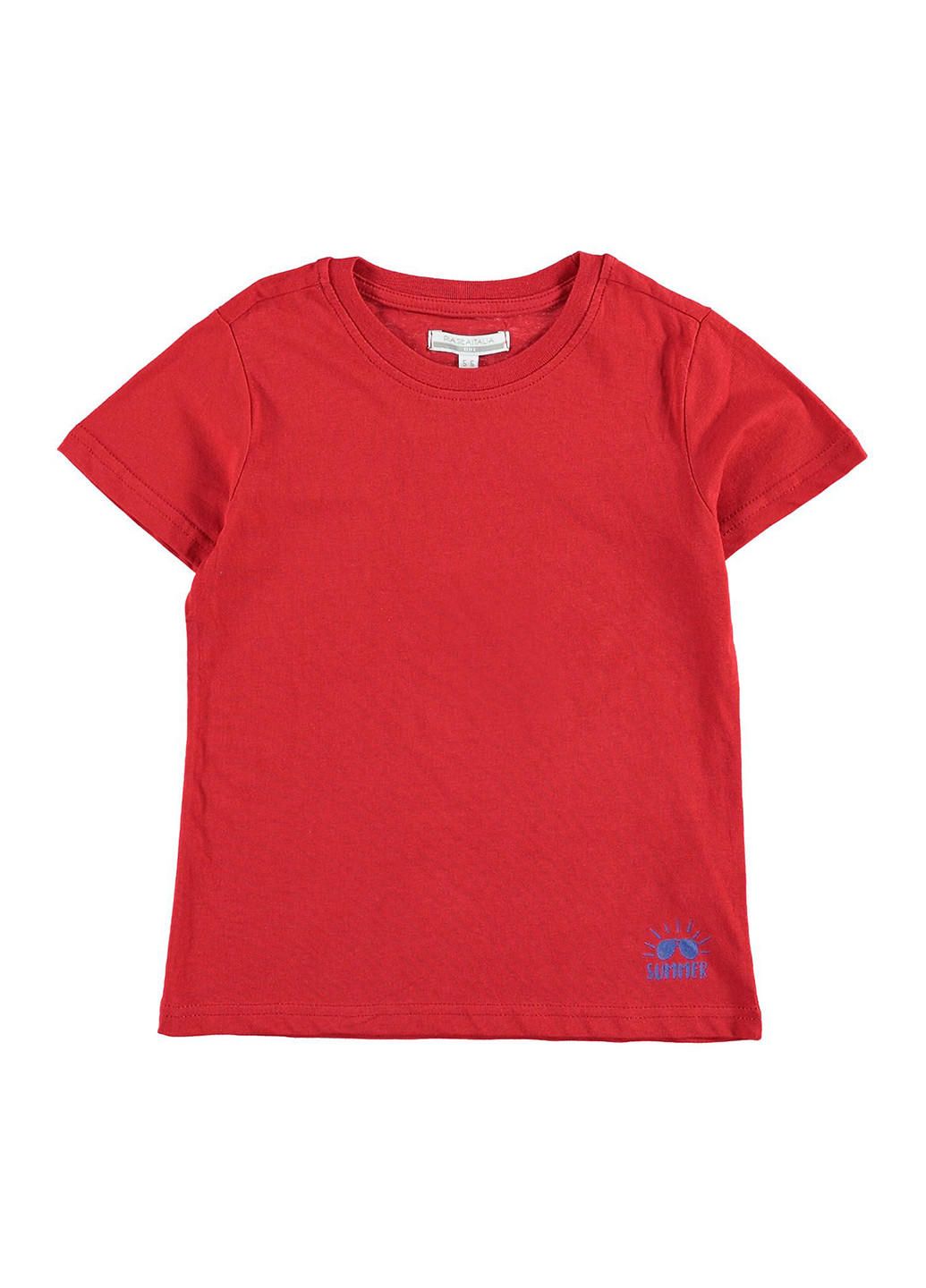 Червона літня футболка з коротким рукавом Piazza Italia