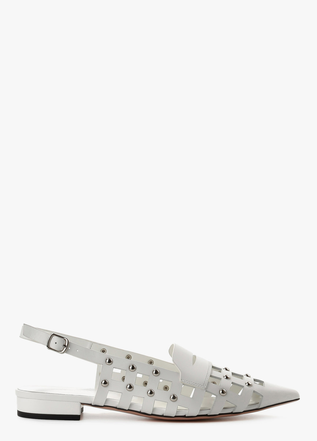 Le'BERDES Туфлі слінгбекі білий з натуральна шкіра, україна — літо (370451818)