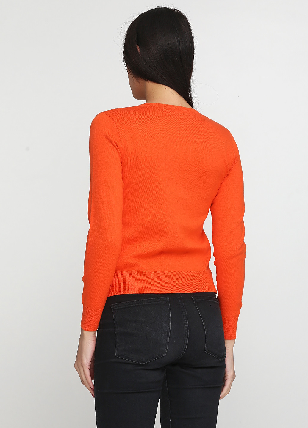 Оранжевый демисезонный пуловер пуловер Ralph Lauren