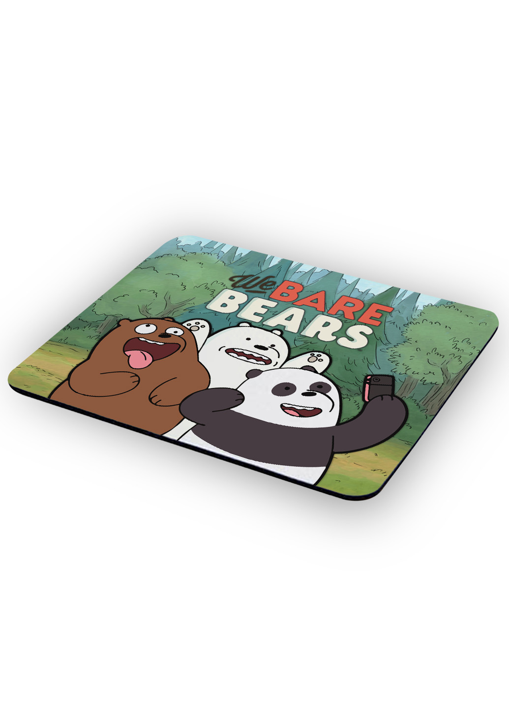 Килимок для мишки Вся правда про ведмедів (We Bare Bears) (25108-2665) 29х21 см MobiPrint (224437177)