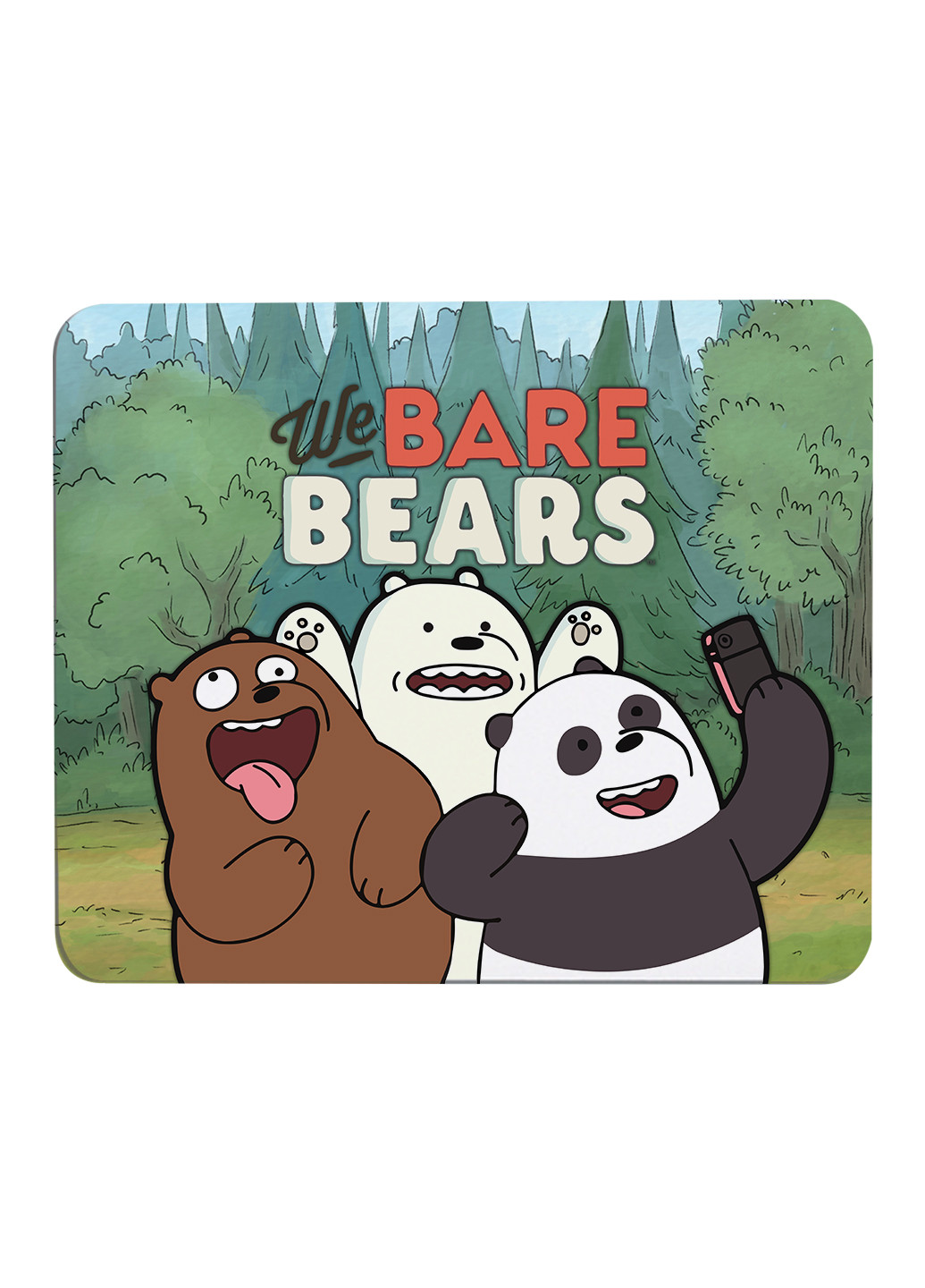 Килимок для мишки Вся правда про ведмедів (We Bare Bears) (25108-2665) 29х21 см MobiPrint (224437177)