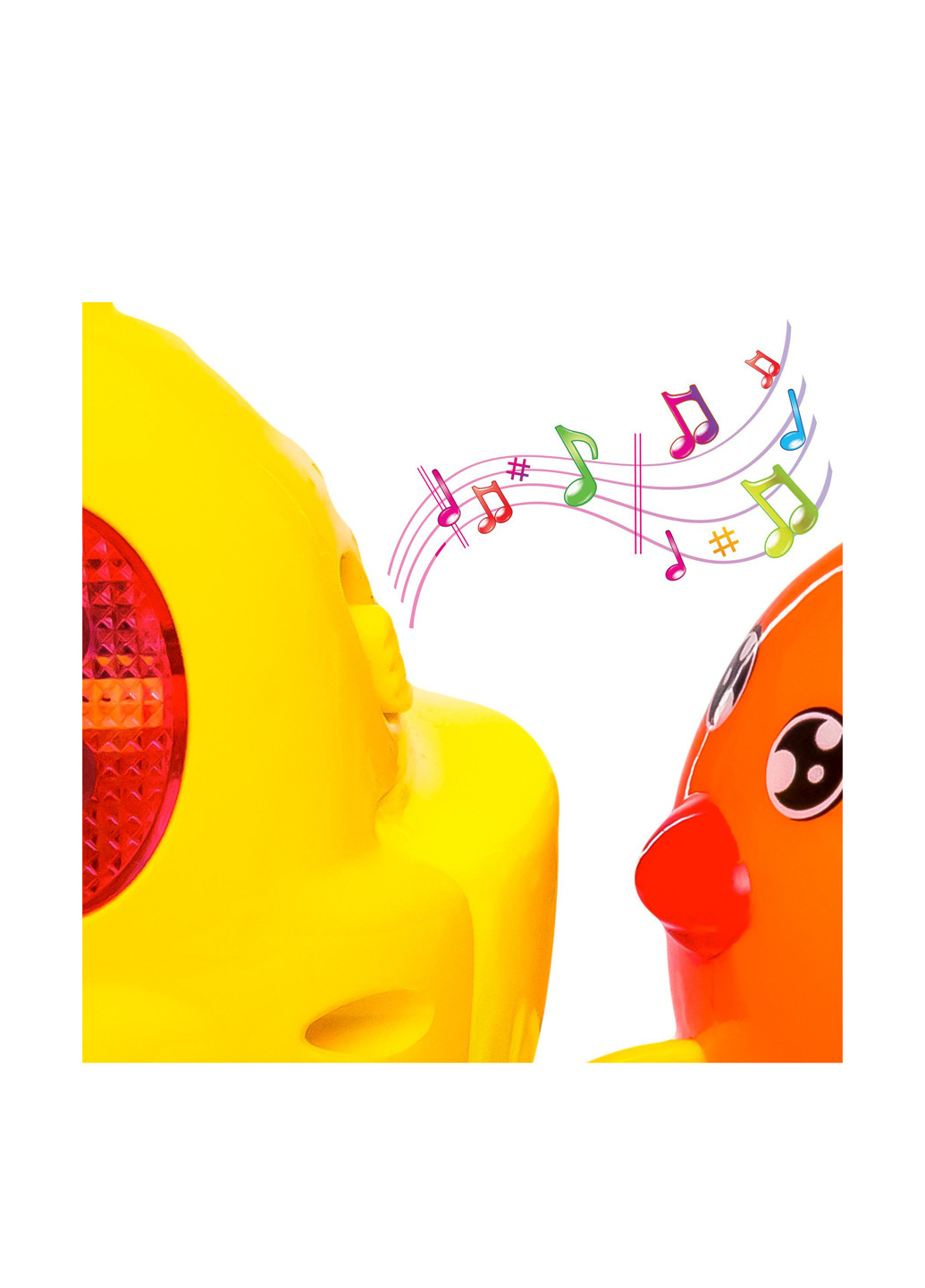 Музична каталка Курочка з курчатами, 38,5 × 15,5 × 17 см BeBeLino (141974222)