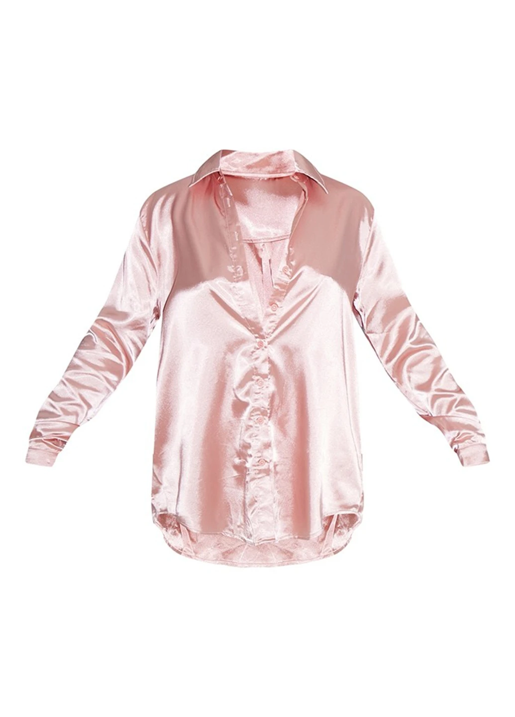 Пудровая блуза PrettyLittleThing