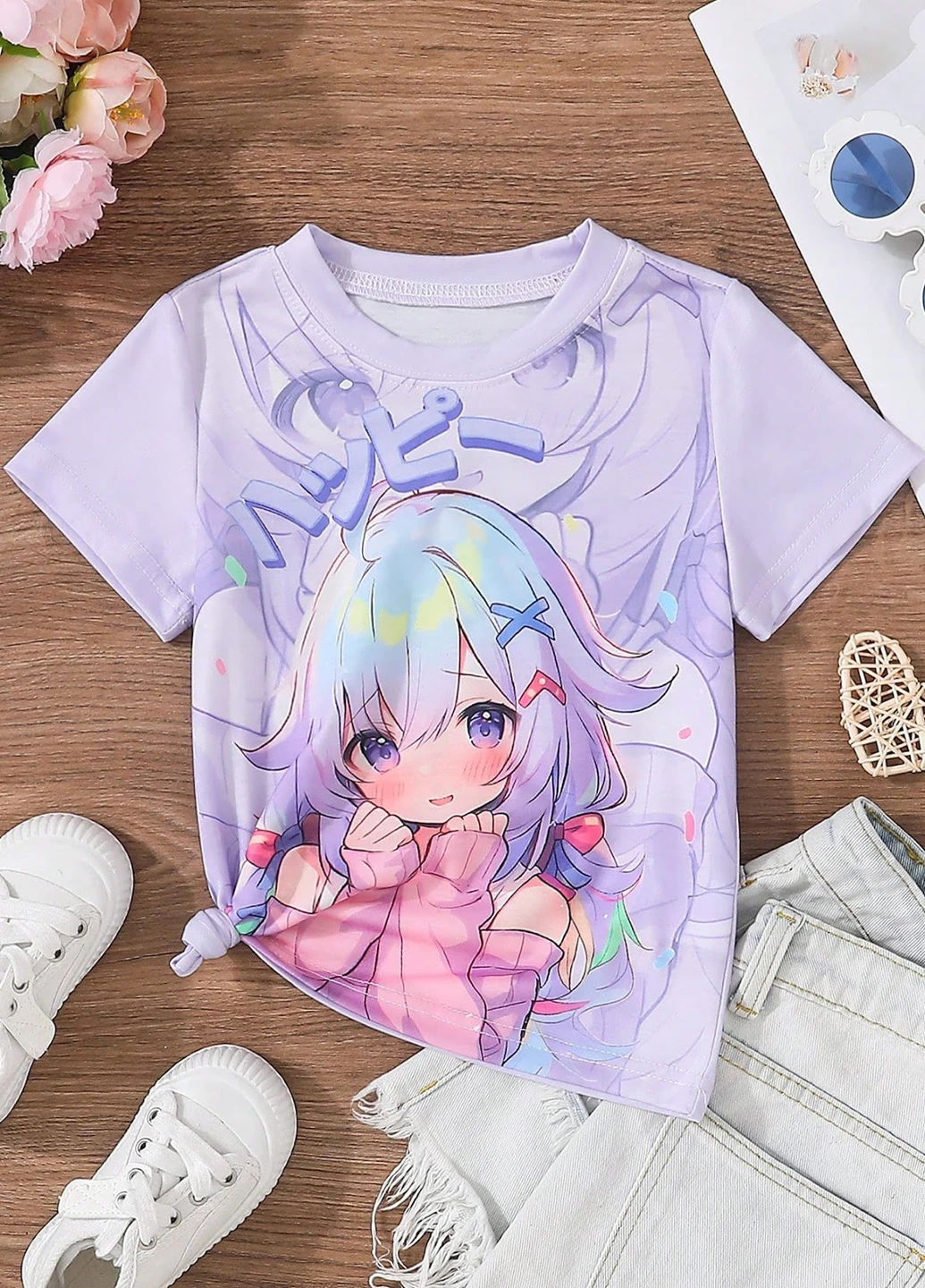 Бузкова літня футболка SHEIN
