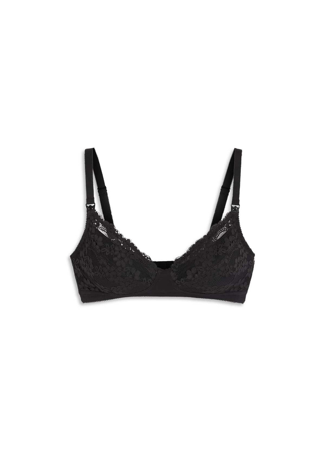 Чорний бюстгальтер для годуючих C&A без кісточок поліамід