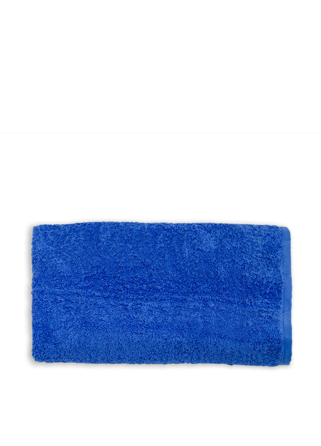 No Brand полотенце, 70х140 см однотонный синий производство - Туркменистан