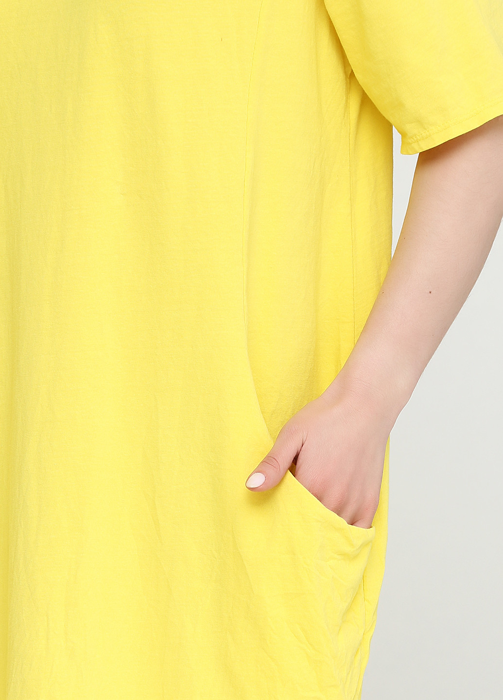 Жовтий кежуал платье Italy Moda однотонна