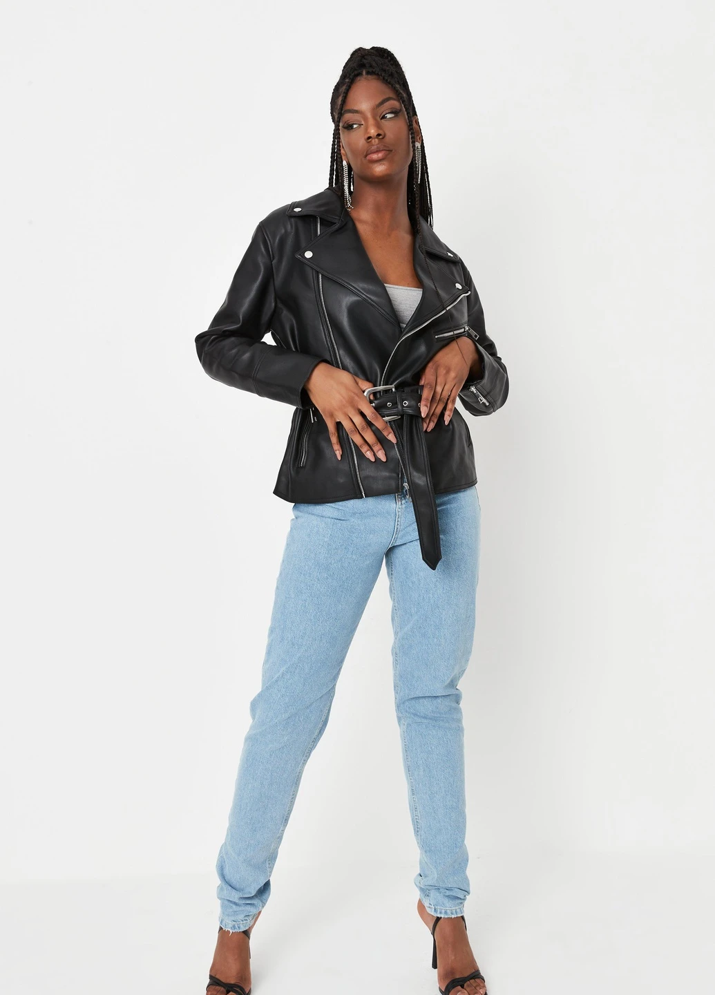 Черная куртка Missguided