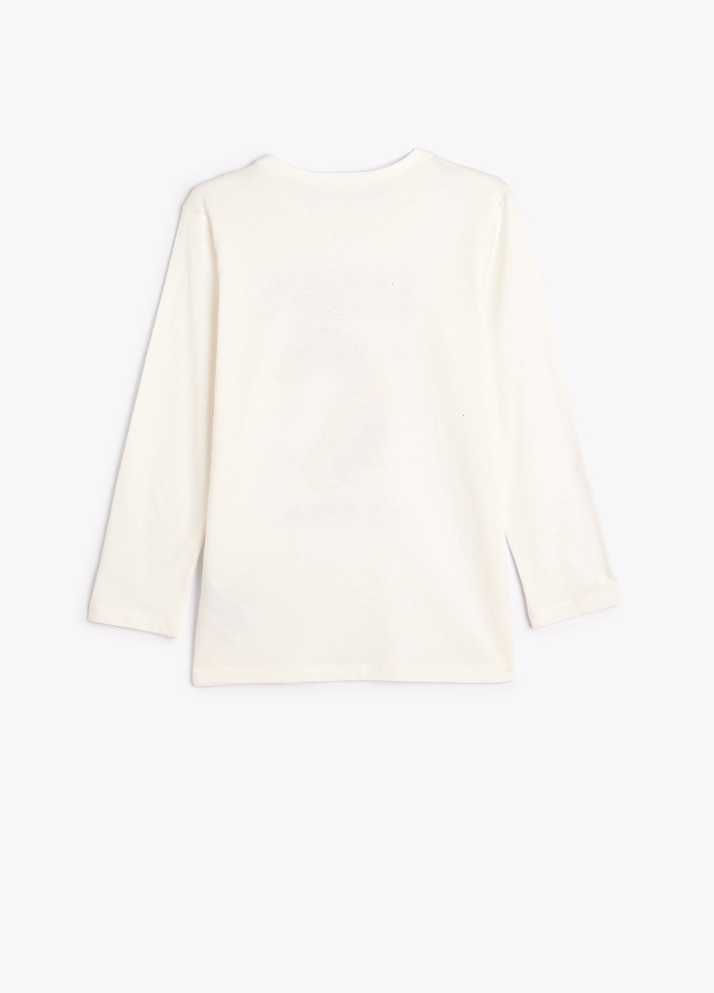 Молочный демисезонный кэжуал лонгслив KOTON единорог