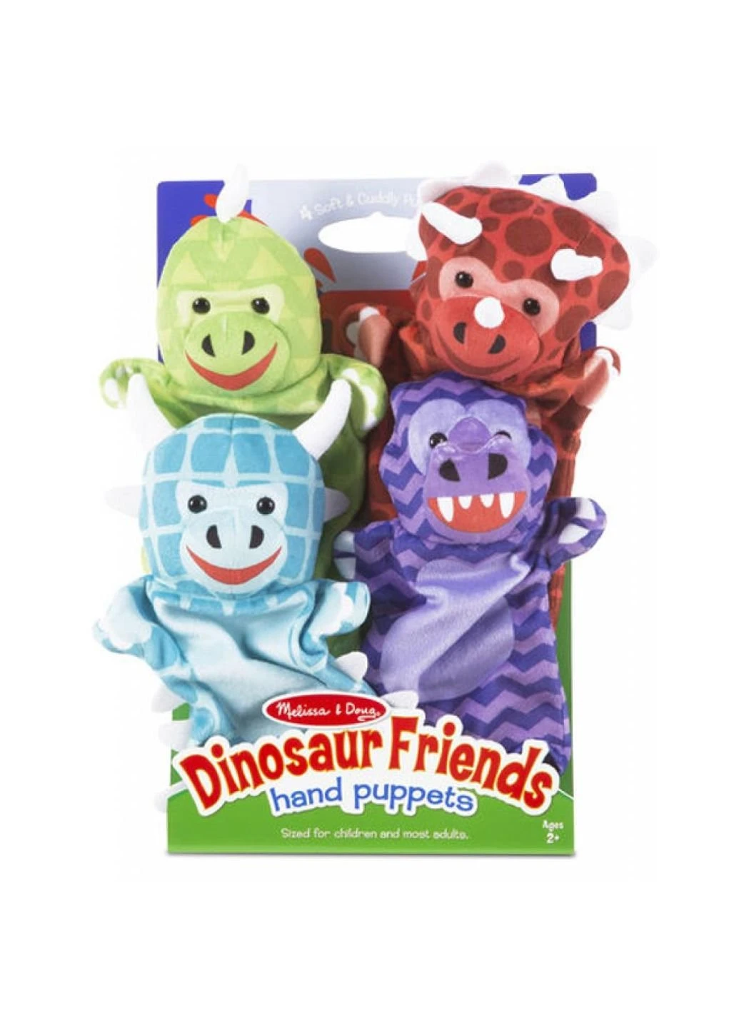 Ігровий набір Ляльковий театр Динозаври, 4 штуки (MD9085) Melissa&Doug (254072689)