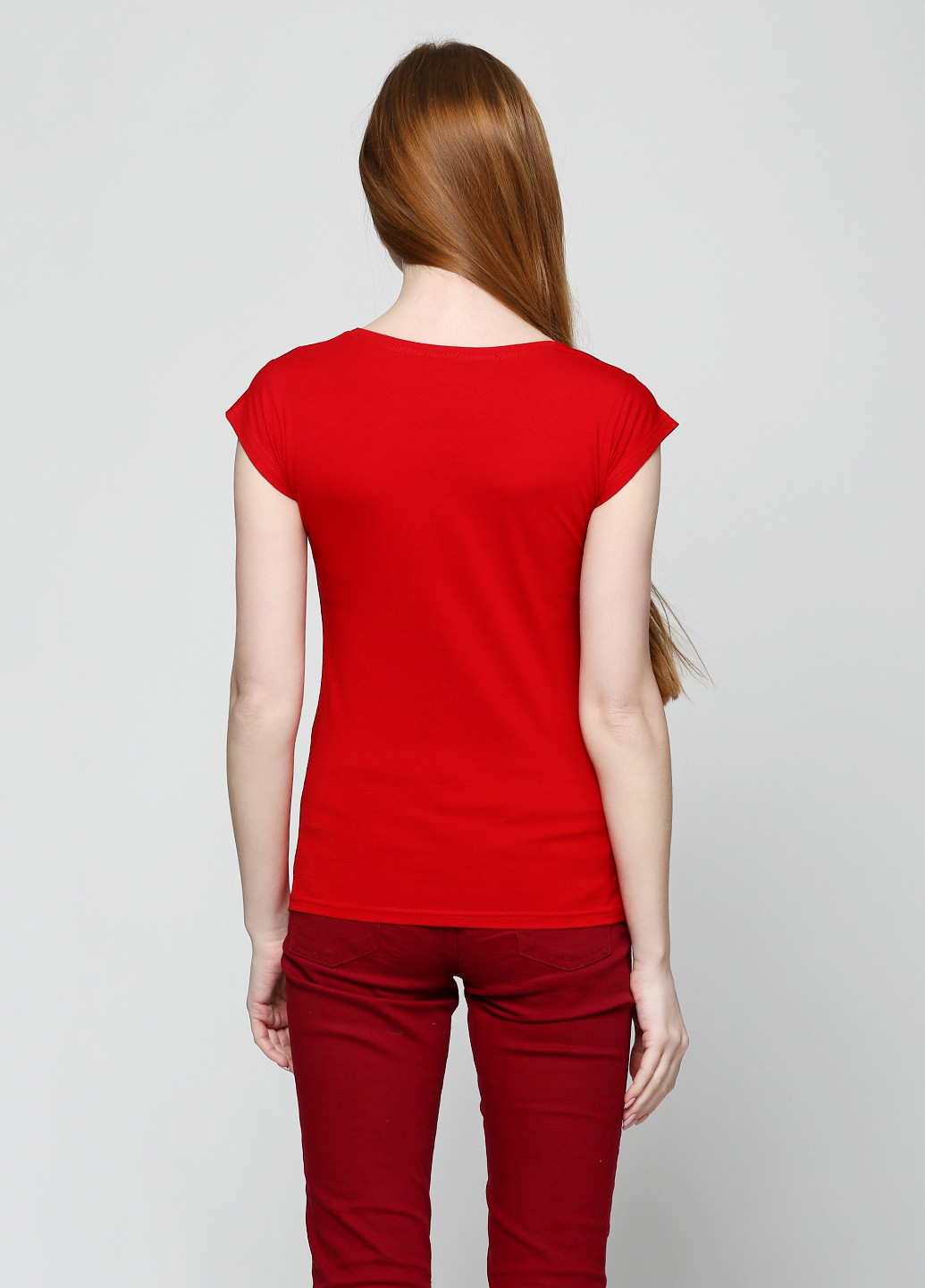 Красная летняя футболка Setay