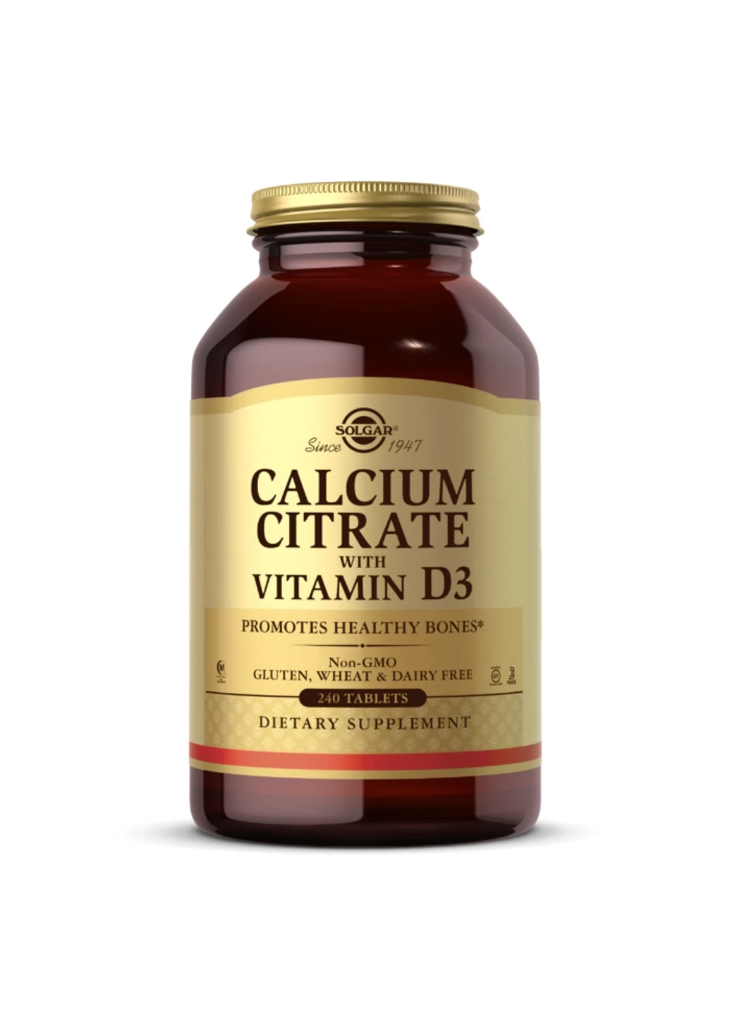 Кальцій цитрат Д3 Calcium Citrate with vit D3 (240 таб) солгар Solgar (255407791)