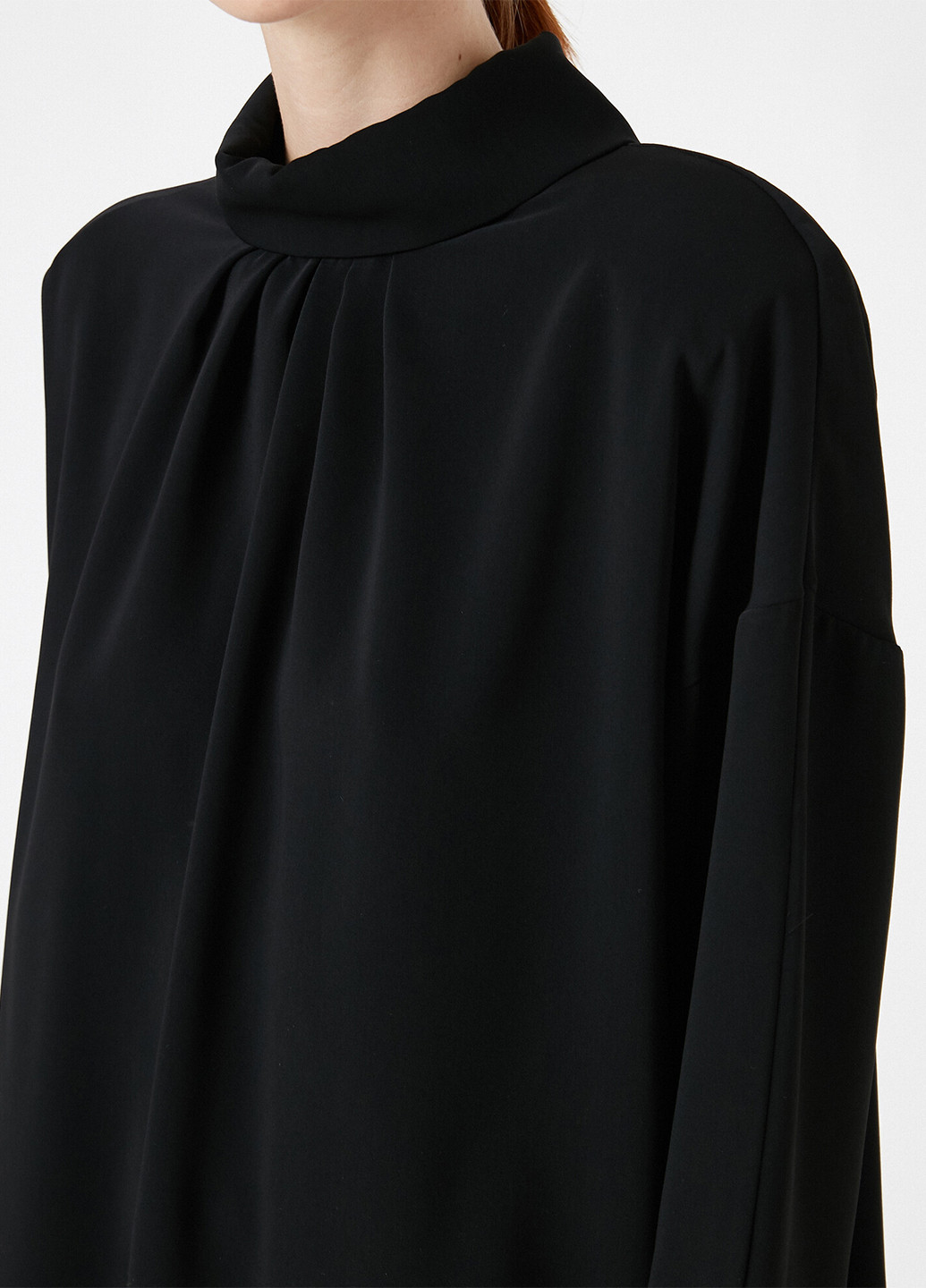 Черная летняя блуза KOTON