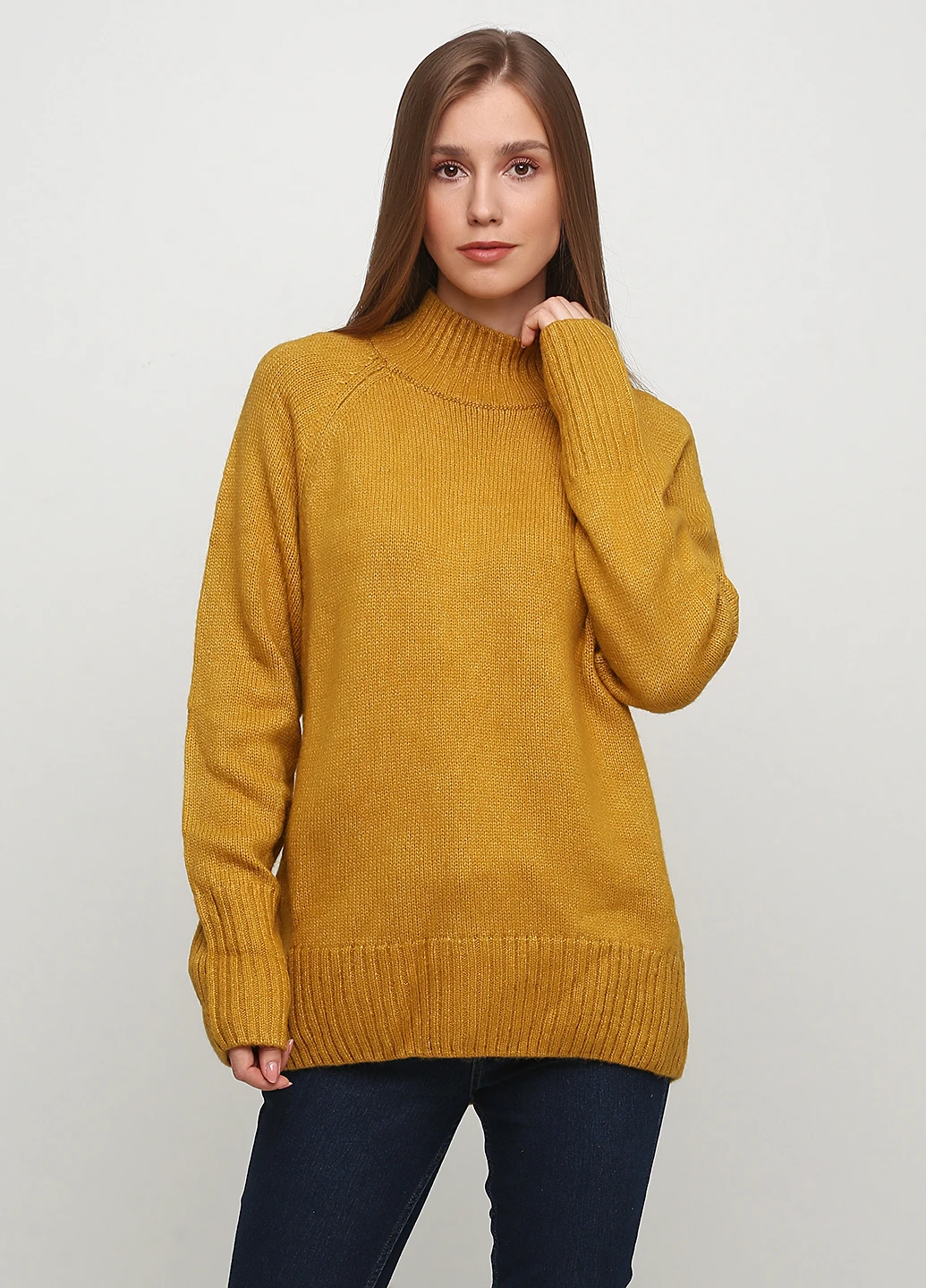 Гірчичний демісезонний светр H&M