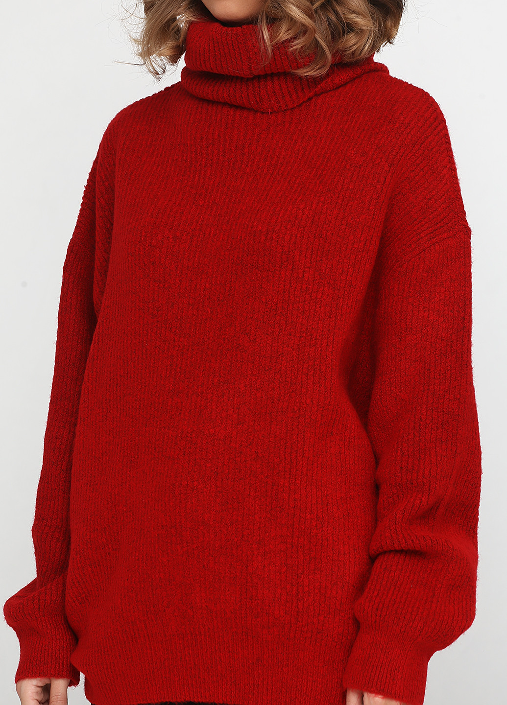 Червоний демісезонний свитер CREP woman fashion