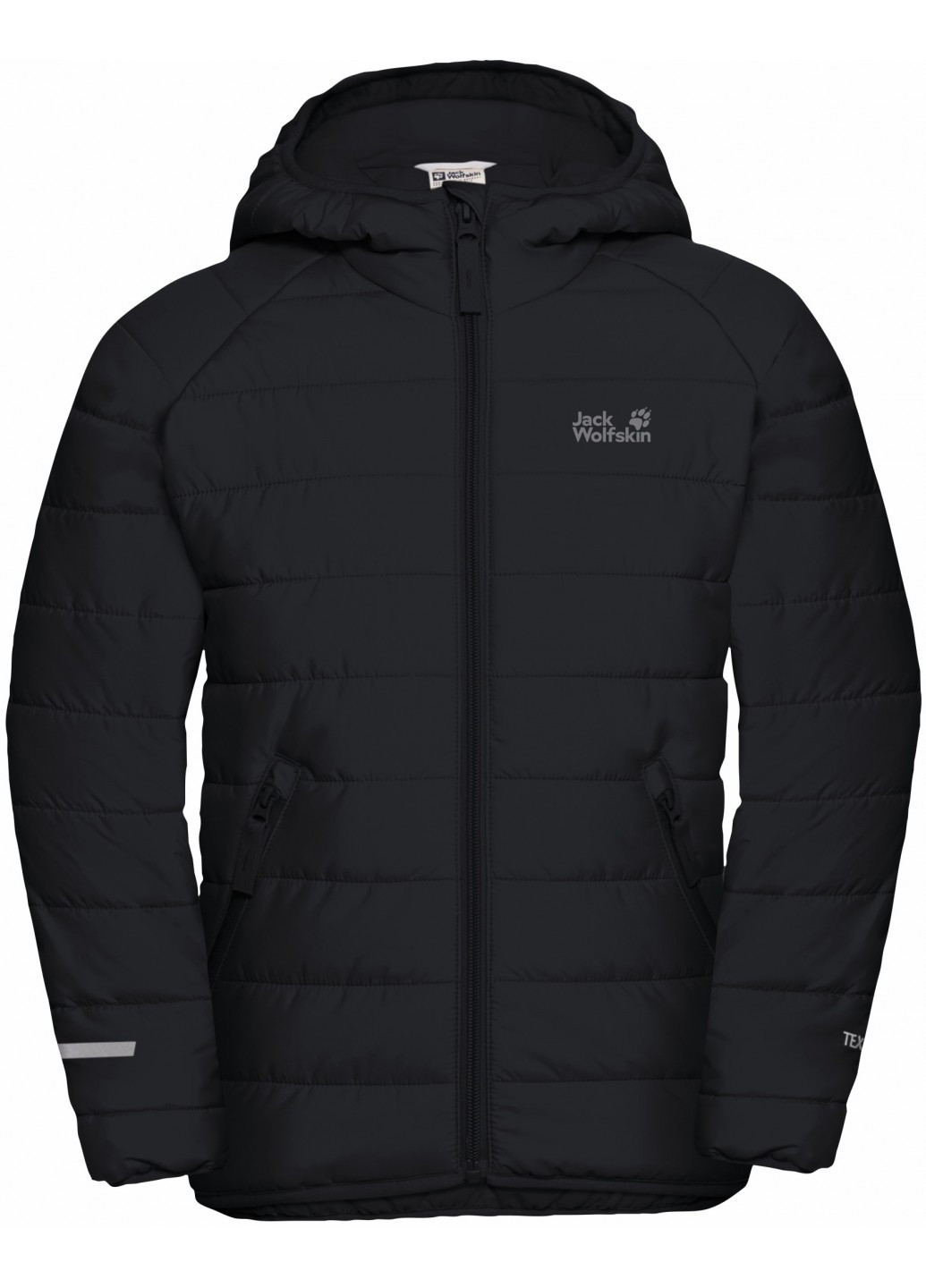 Черная демисезонная куртка Jack Wolfskin A65455_6350