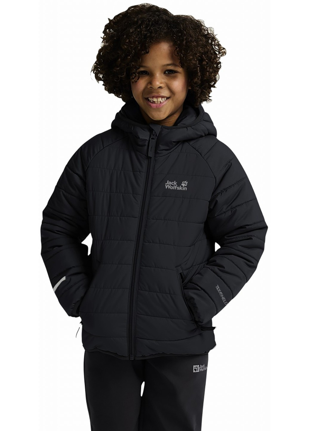 Черная демисезонная куртка Jack Wolfskin A65455_6350