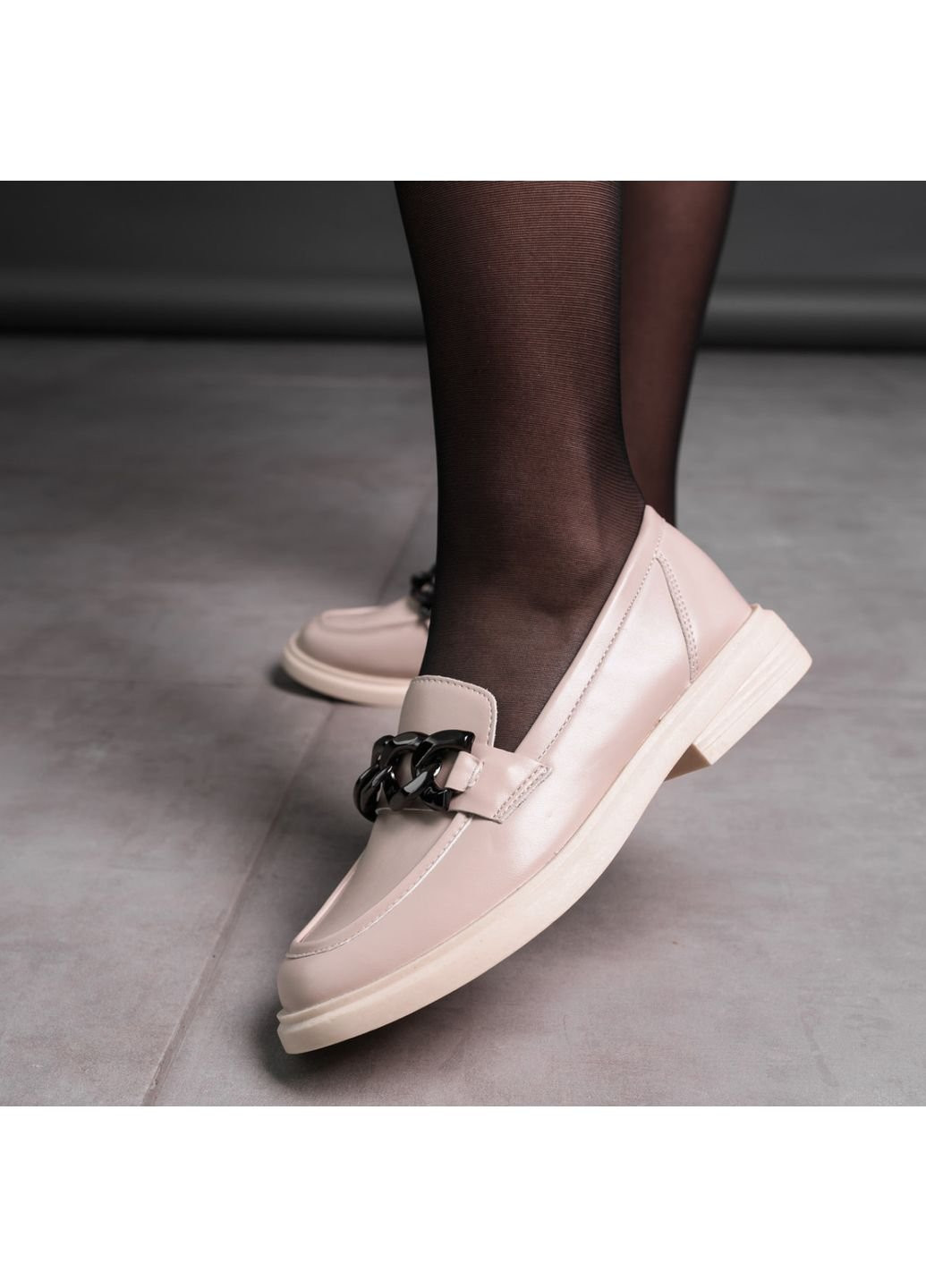 Fashion Лоферы женские Lola 3584 36 р бежевый з искусственная кожа, украина — лето (253791737)