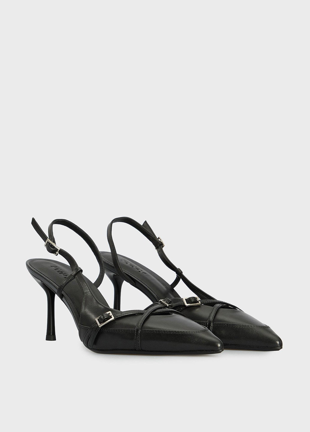 PRPY Туфлі слінгбекі чорний з натуральна шкіра, китай — літо (334684235)