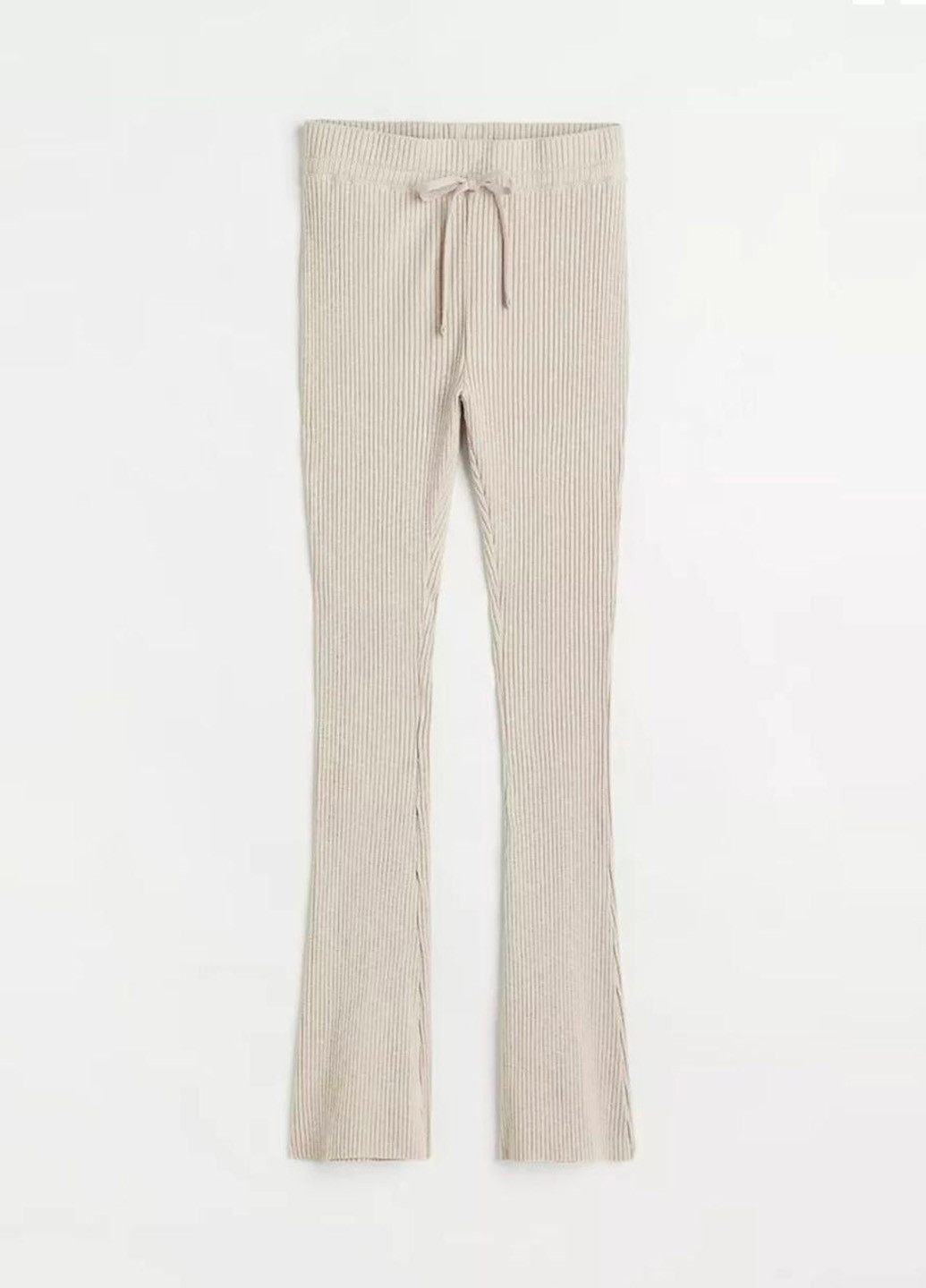 Бежевые демисезонные леггинсы SHEIN