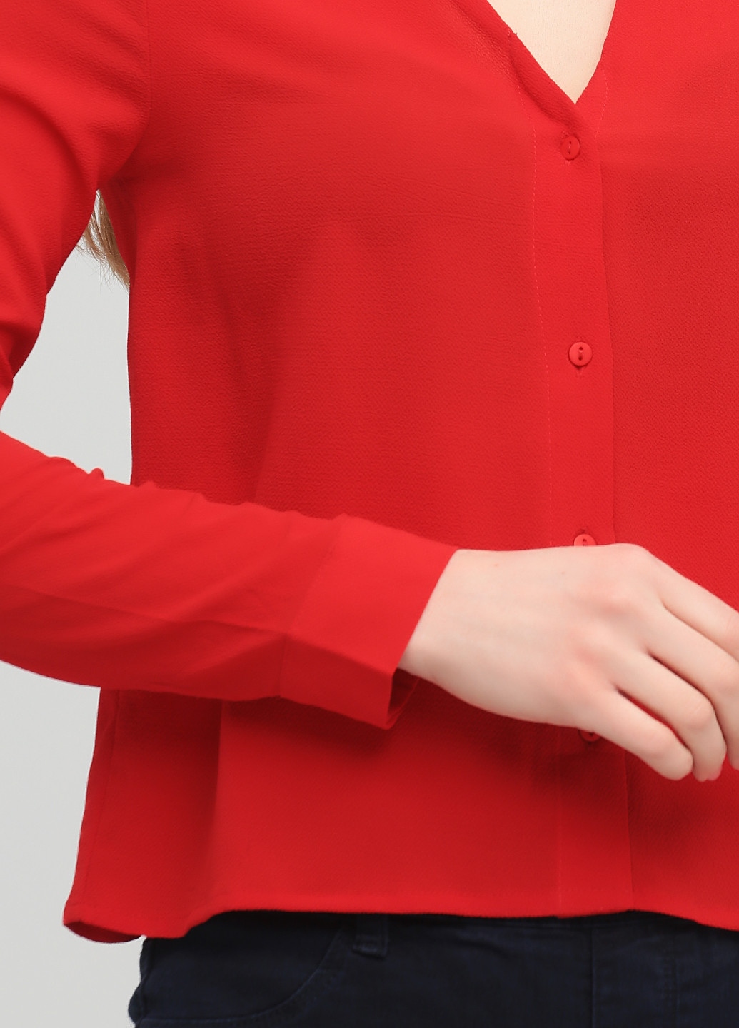 Красная демисезонная блуза Jennyfer