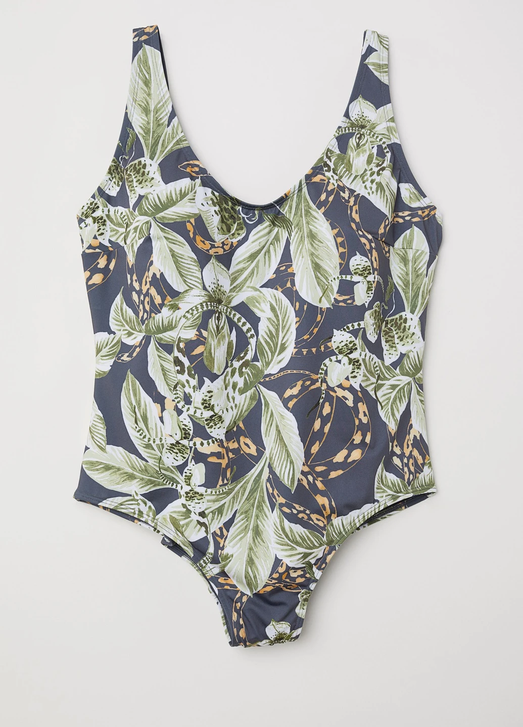 Темно-серый летний купальник H&M