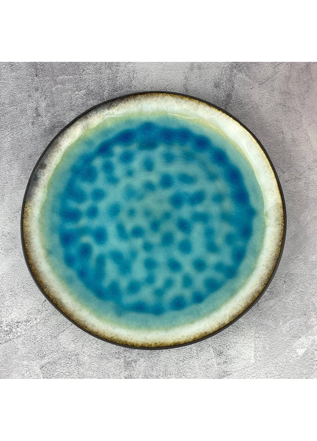 Тарілка Блакитна лагуна JM-1003-RT 27,5 см Olens (254860331)