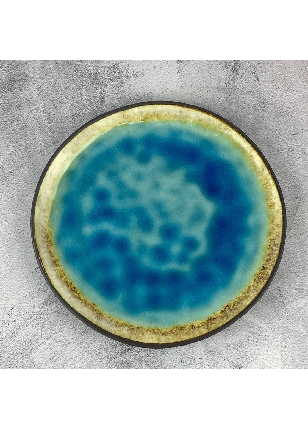 Тарілка Блакитна лагуна JM-1003-RT 27,5 см Olens (254860331)