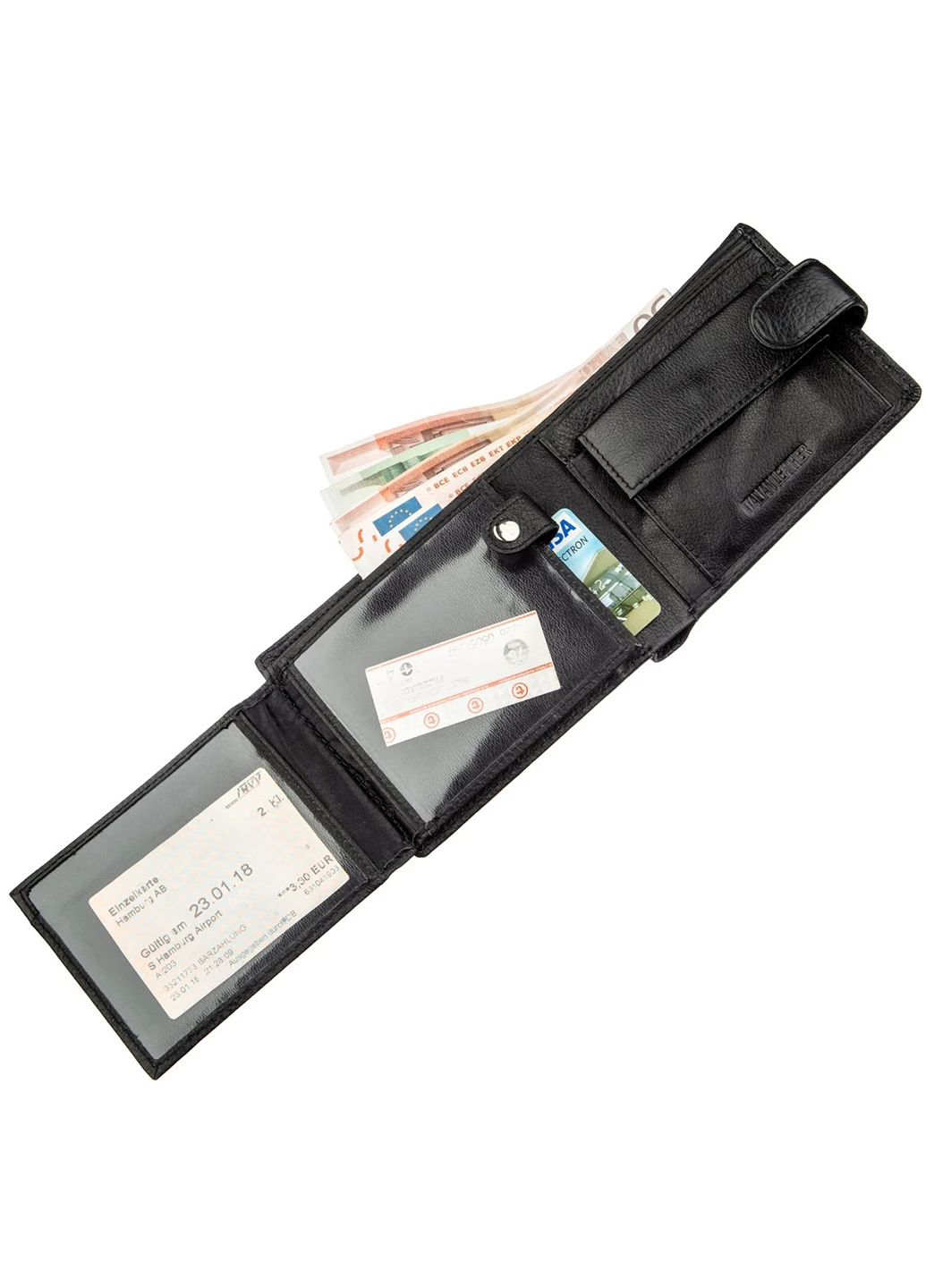Чоловічий шкіряний гаманець 12х10 см st leather (252132589)