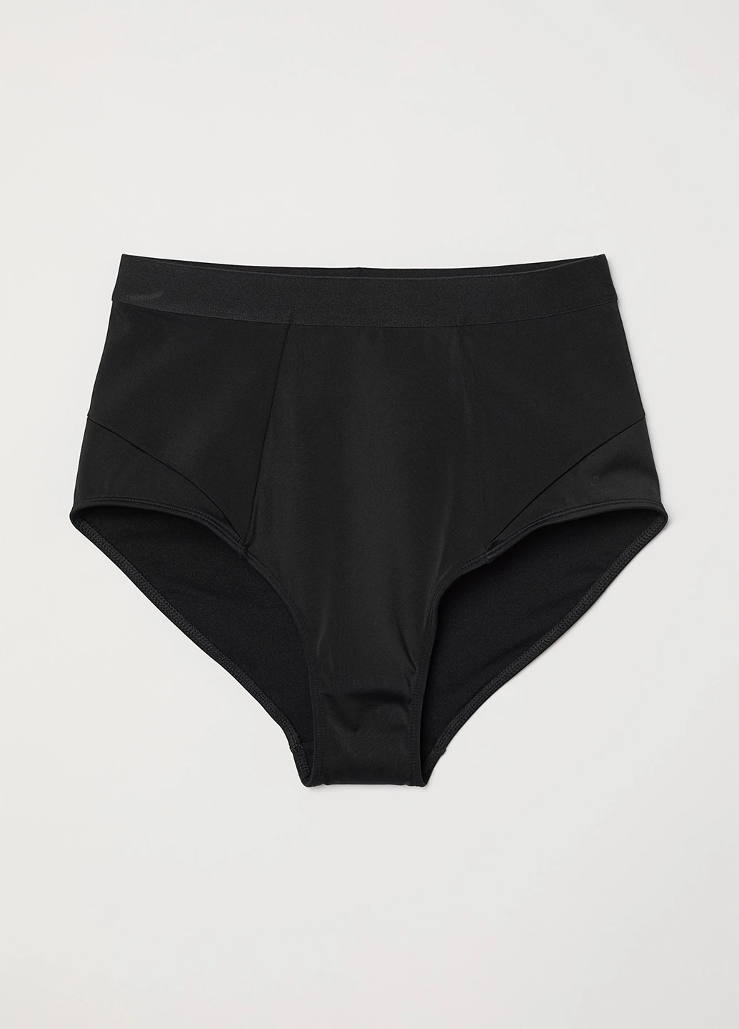 Черные купальные трусики-плавки однотонные H&M