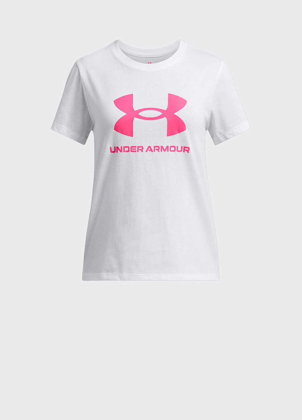 Белая летняя футболка Under Armour