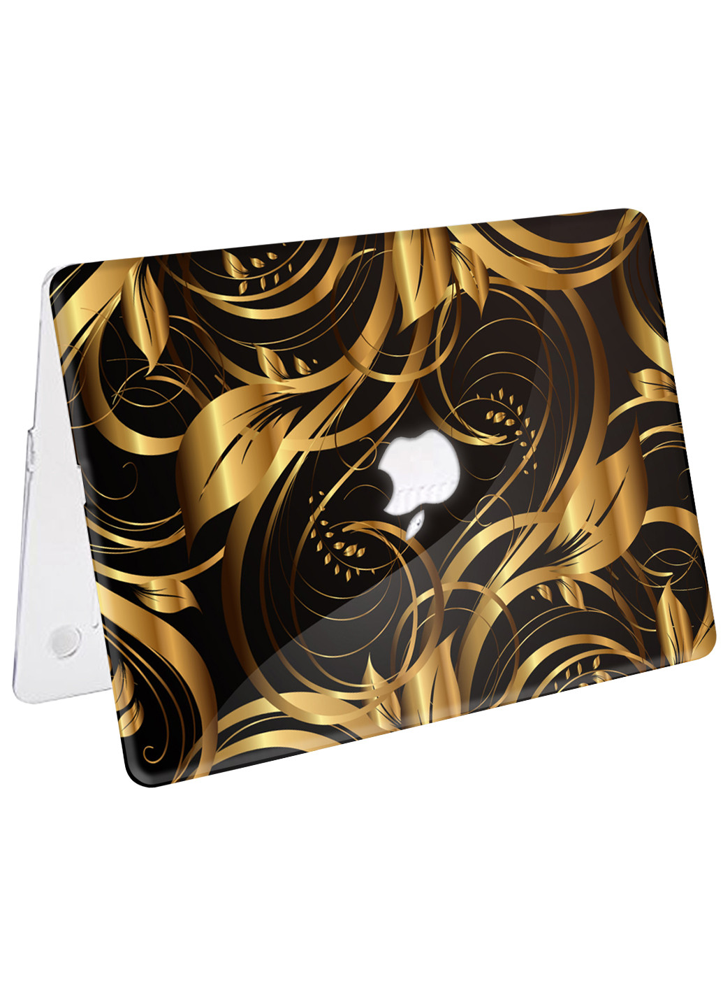 Чохол пластиковий для Apple MacBook Pro 15 A1707/A1990 Золоті вензелі (Golden monograms) (9649-2316) MobiPrint (218988060)