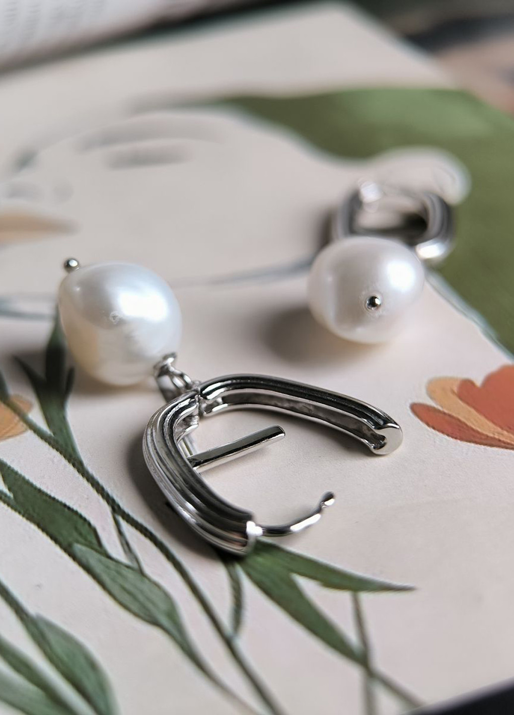 Сережки Silver Flame (350941328)