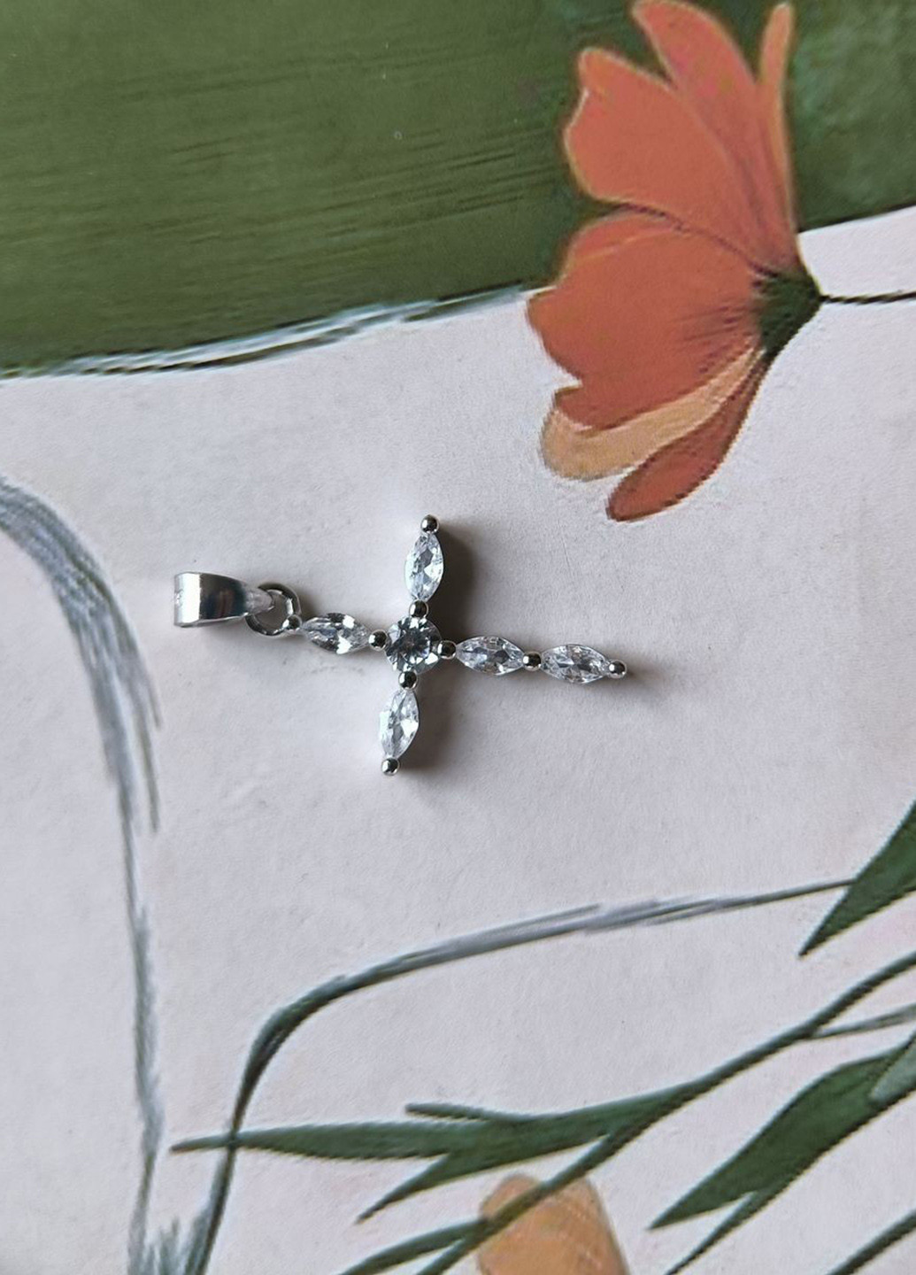 Крестик Silver Flame (369649268)