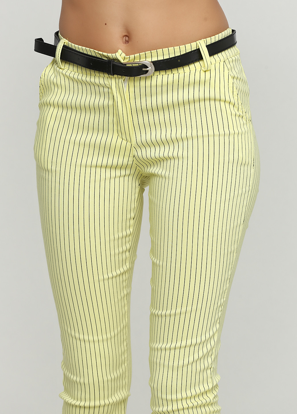 Желтые кэжуал демисезонные зауженные брюки Italy Moda