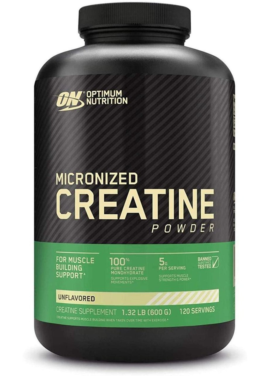Креатин моногидрат Creatine Powder (600 г) оптимум нутришн Без вкуса Optimum Nutrition (255279471)