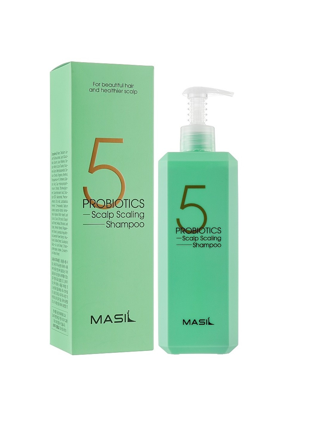 Шампунь для глубокой очистки кожи головы 5 Probiotics Scalp Scaling Shampoo 500 мл MASIL (253329597)