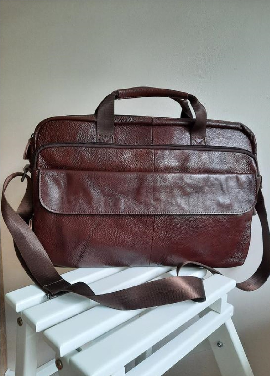 Кожаная сумка для ноутбука 17 дюймов Vishnya (254917092)