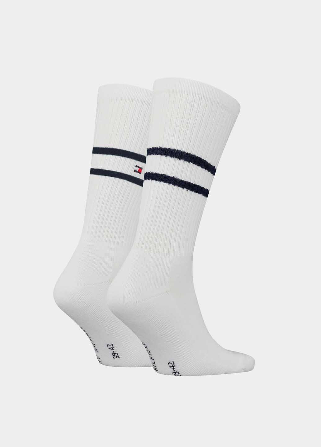 Білі шкарпетки (2 пари) Tommy Hilfiger логотипи (328823139)