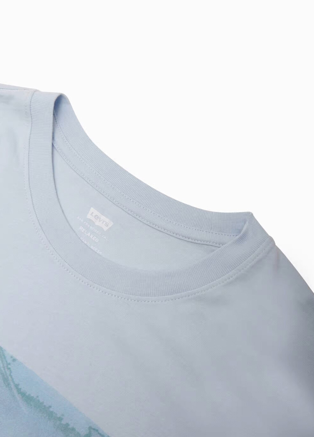 Блакитна літня футболка Levi's