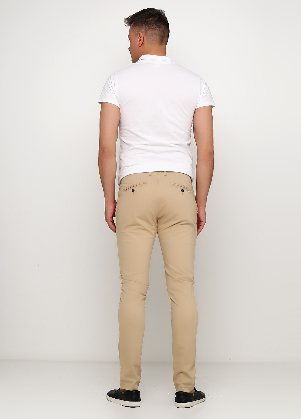 Бежевые кэжуал демисезонные зауженные брюки Tailored Originals