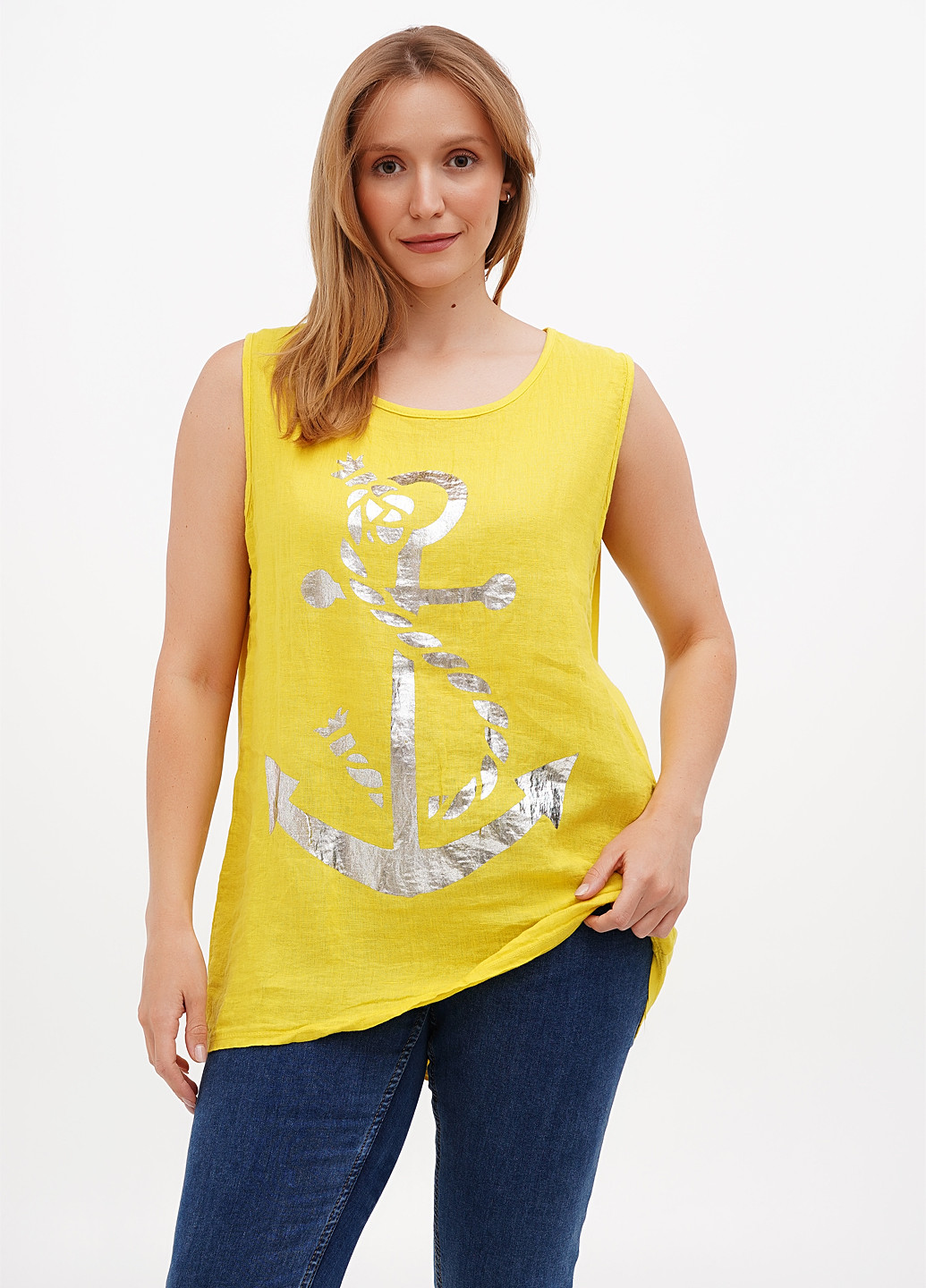 Жовта блуза My Luna