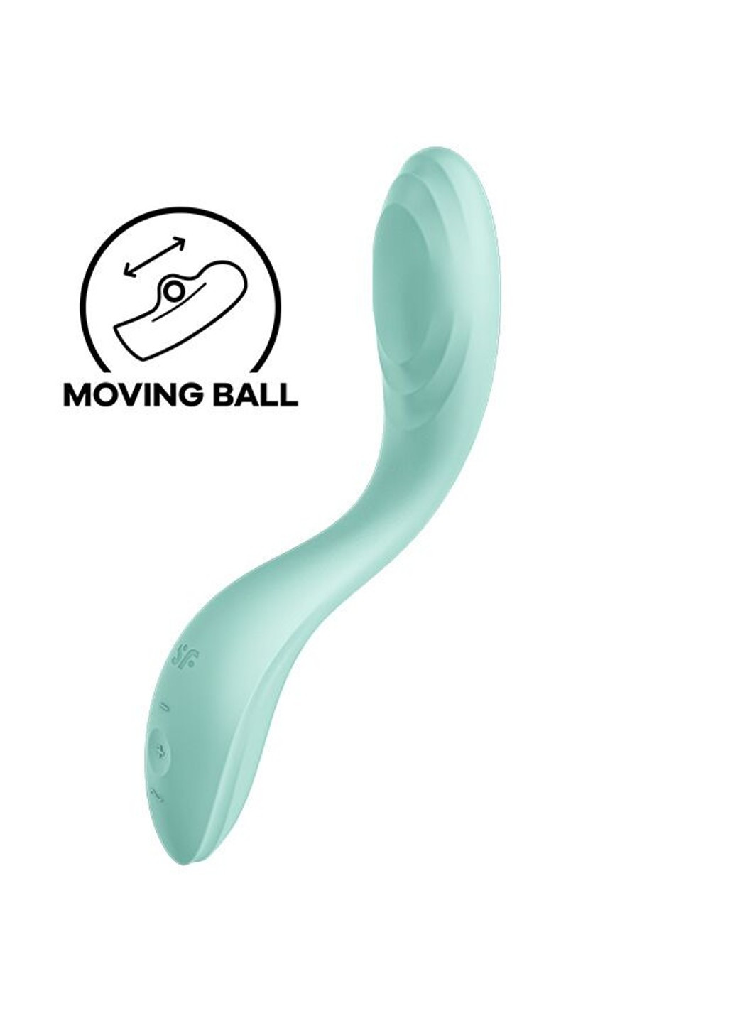 Вібратор із перлинною стимуляцією точки G Rrrolling Pleasure Mint Satisfyer (254734287)