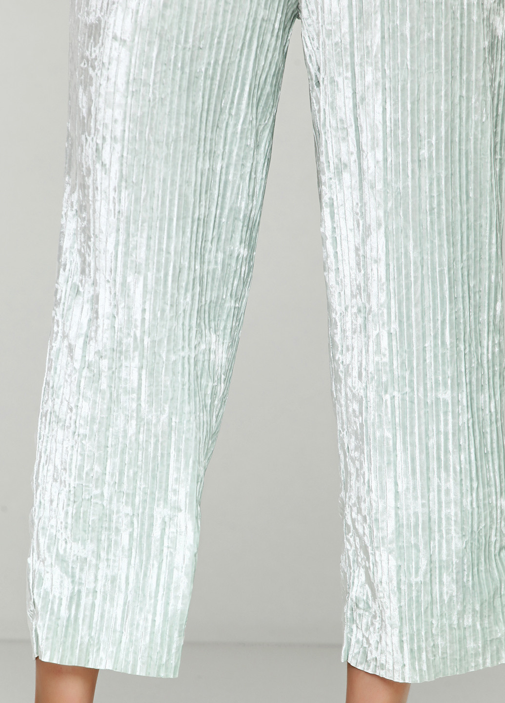 Мятные кэжуал летние прямые брюки H&M