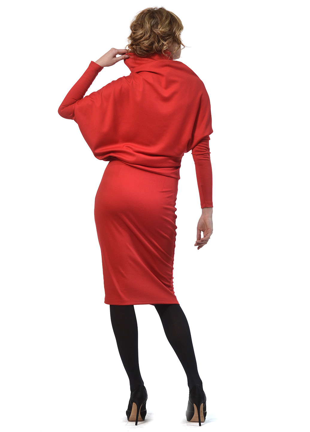 Червона кежуал сукня, сукня Lada Lucci однотонна