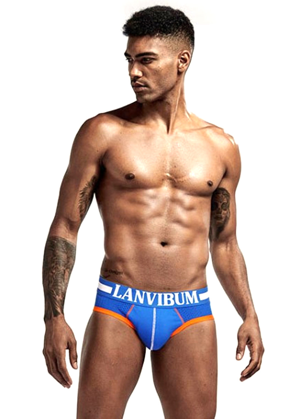Плавки-трусы Синий Lanvibum (194815275)
