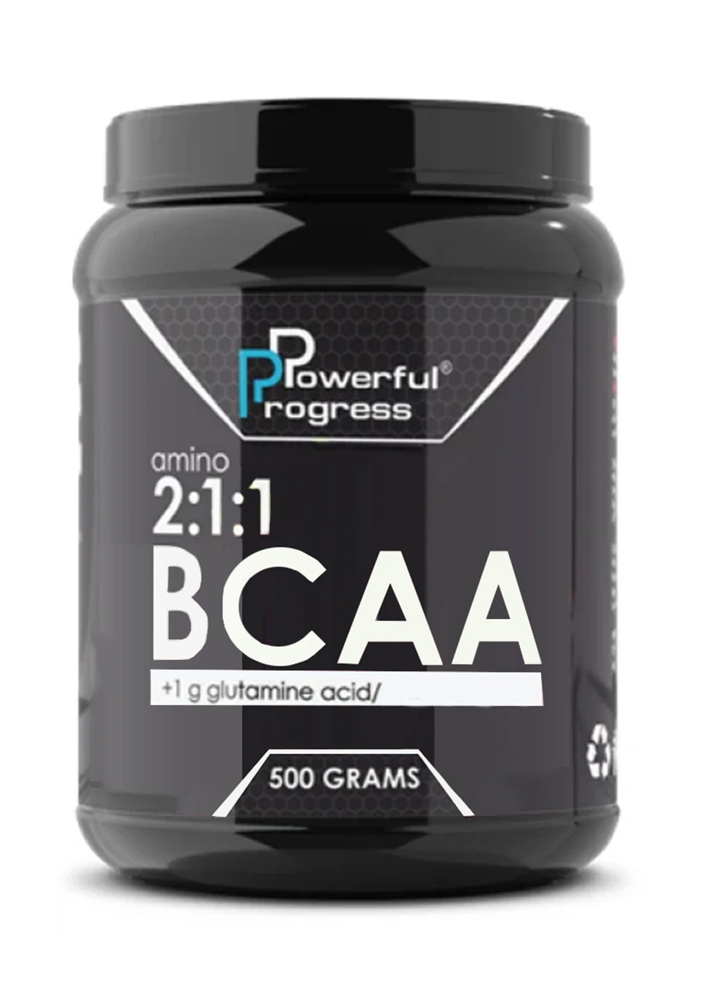 Анімокислоти BCAA 2:1:1 + Glutamine - 500g Apple Powerful Progress (244701375)