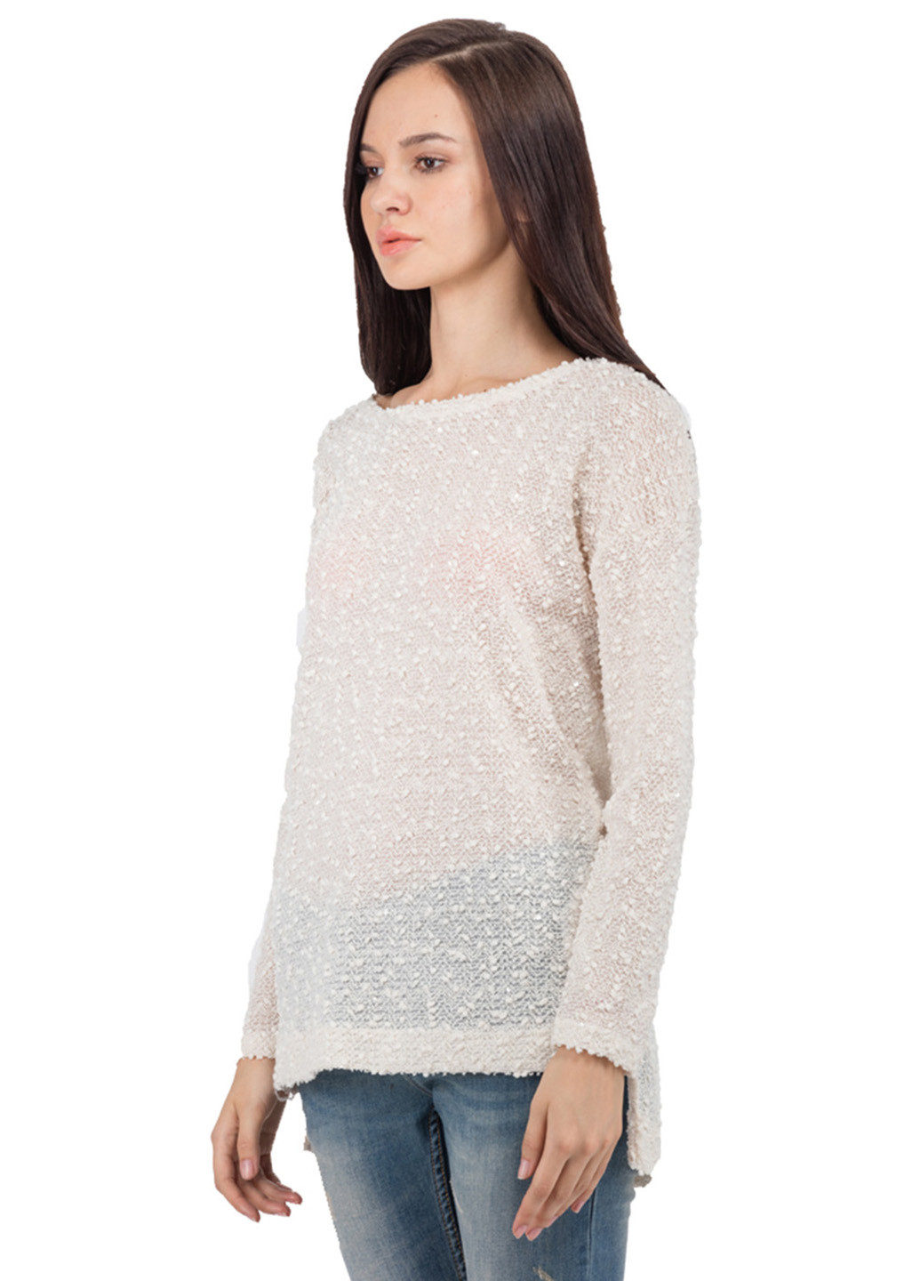 Молочный демисезонный пуловер пуловер Яavin
