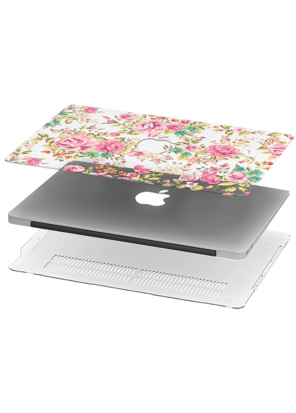 Чехол пластиковый для Apple MacBook Pro 13 A1278 Цветы (Flowers) (6347-1878) MobiPrint (218506238)